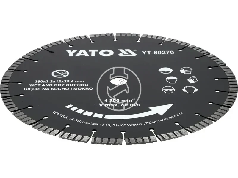 Kép: Yato YT-60270 gyemant vagotarcsa 350 mm_2.webp