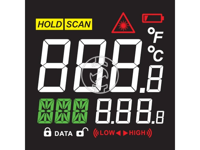 Kép: Yato YT-73201 infravoros homersekletmero -50 C 650 C.webp