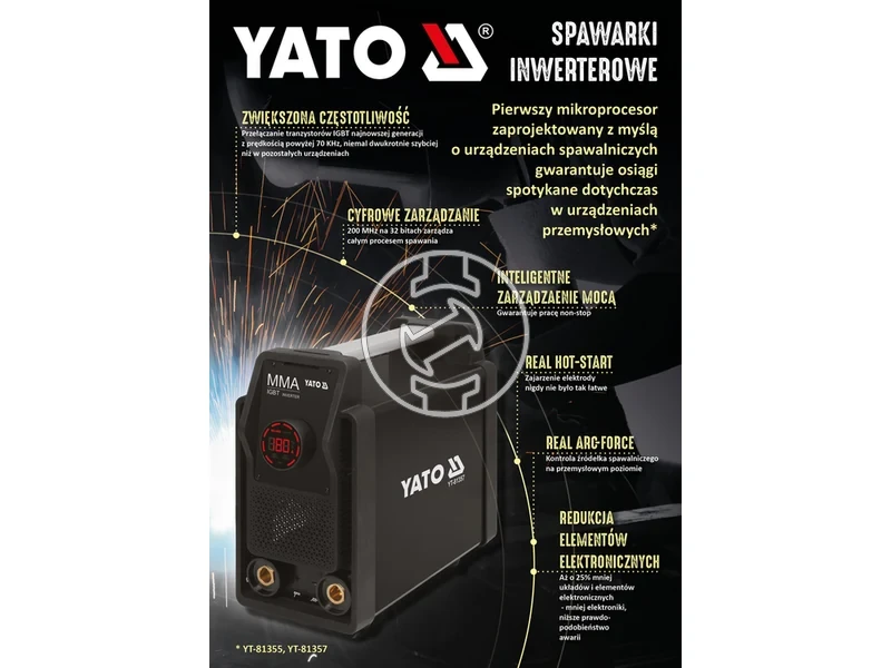 Kép: Yato YT-81355 bevontelektrodas inverteres hegesztogep MMA 140 A.webp