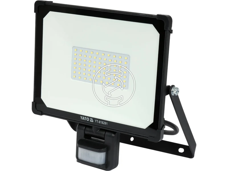 Kép: Yato YT-818291 hordozhato halozati LED reflektor mozgaserzekelovel 4750 lm 50 W.webp
