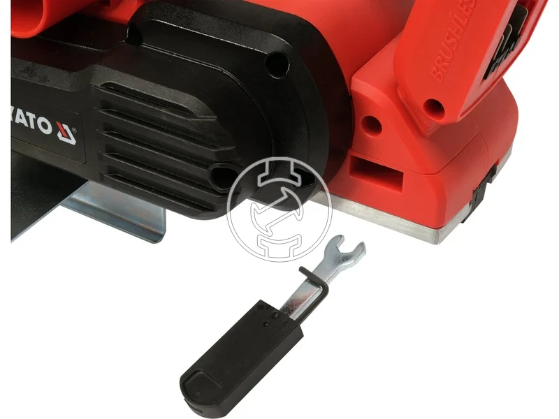 Kép: Yato YT-82192 akkus gyalu 18 V 82 mm 0-2 mm akku es tolto nelkul.webp