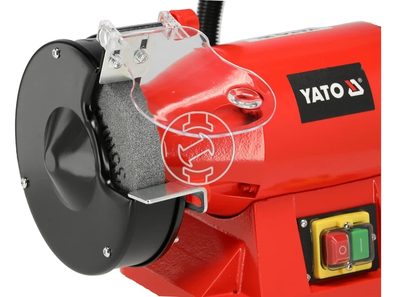 Kép: Yato YT-822107 elektromos asztali koszoru drotcsiszoloval 520 W 150 x 32 mm.webp