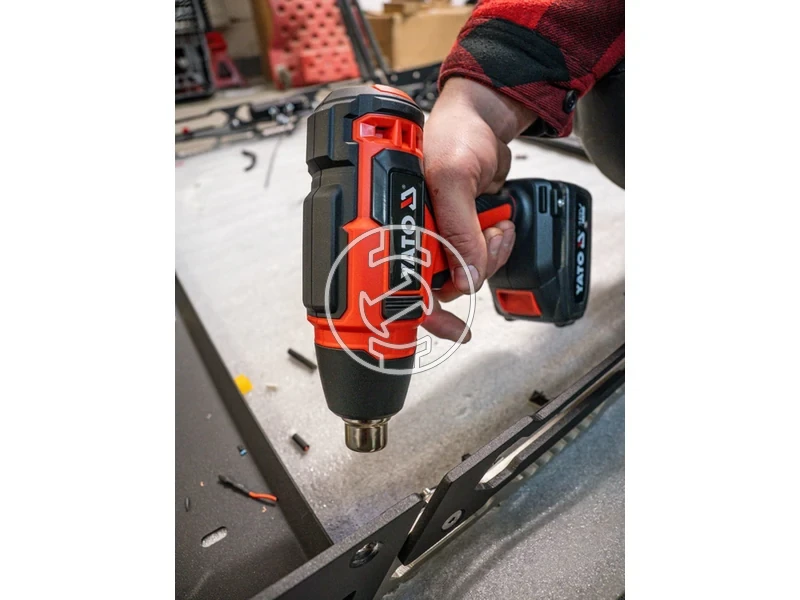 Kép: Yato YT-82285 akkus holegfuvo 18 V 550 C akku es tolto nelkul.webp