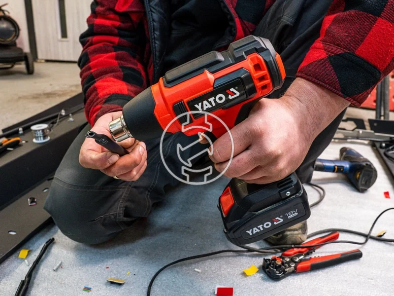 Kép: Yato YT-82285 akkus holegfuvo 18 V 550 C akku es tolto nelkul.webp