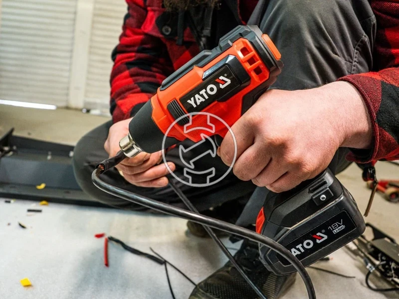 Kép: Yato YT-82285 akkus holegfuvo 18 V 550 C akku es tolto nelkul.webp