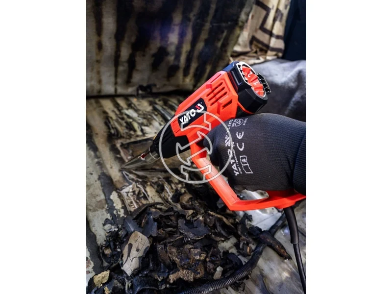 Kép: Yato YT-82295 elektromos kezi holegfuvo 2000 W 600 C.webp
