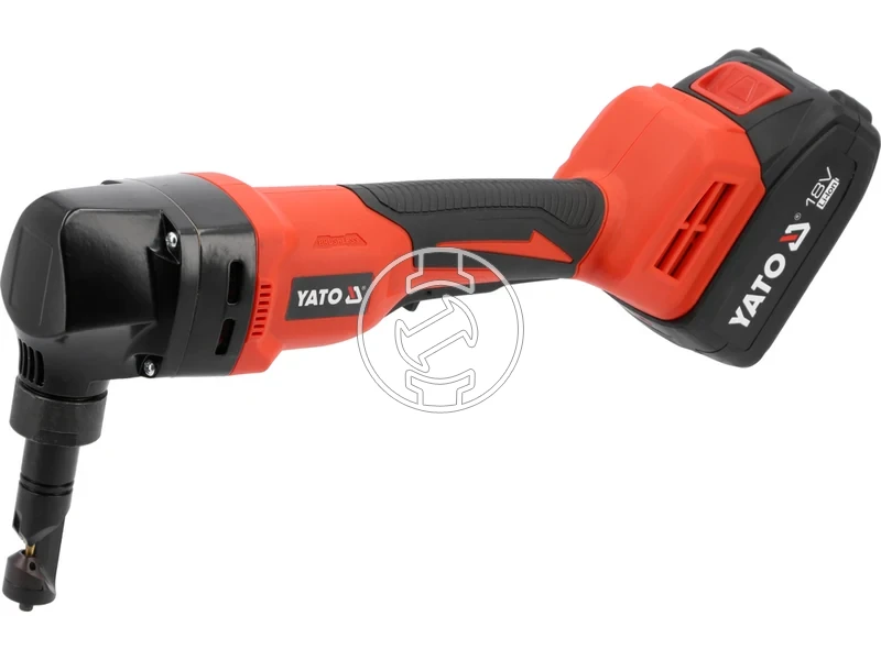 Kép: Yato YT-82398 akkus folyamatos lyukaszto 18 V 4 Ah akku es toltovel.webp