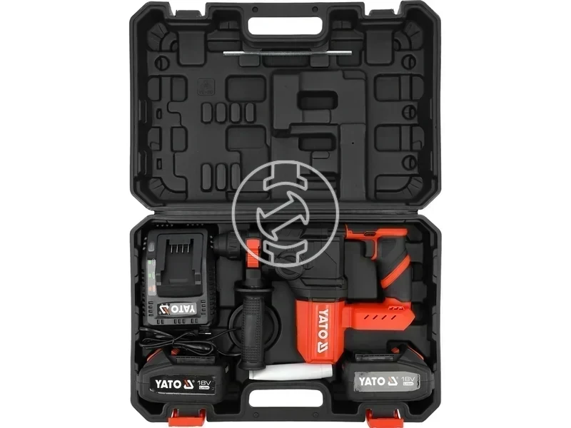 Kép: Yato YT-827722 akkus furo-vesokalapacs SDS-Plus 18V 2x4Ah_3.webp