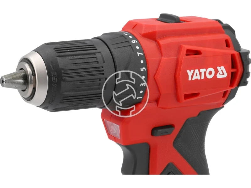 Kép: Yato YT-827788 masina de gaurit-insurubat cu mandrina 18 V 45 Nm 2 Ah acumulator incarcator.webp