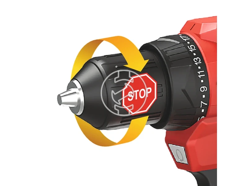 Kép: Yato YT-827788 masina de gaurit-insurubat cu mandrina 18 V 45 Nm 2 Ah acumulator incarcator.webp