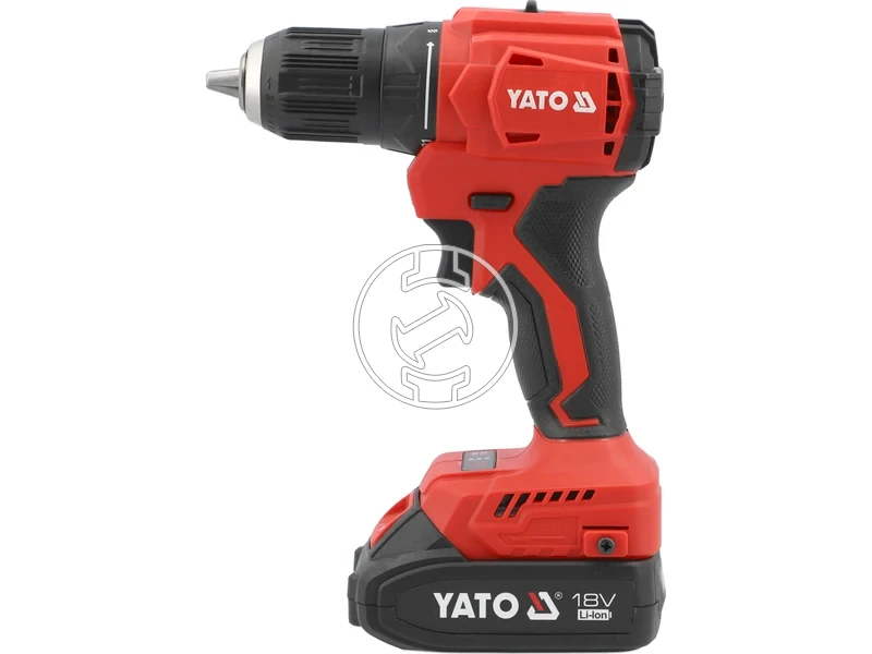 Kép: Yato YT-8277905 masina de gaurit-insurubat cu mandrina 18 V 45 Nm 2 x 2 Ah acumulator incarcator.webp