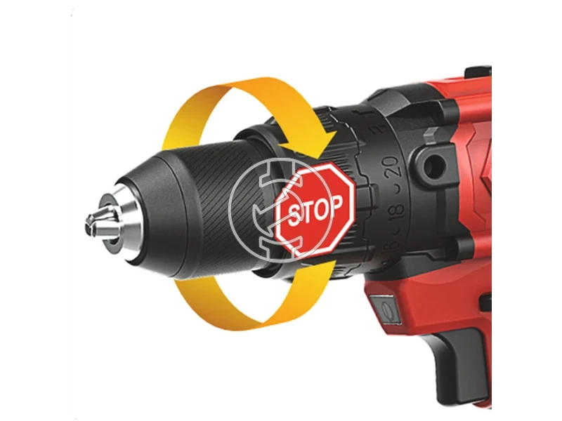 Kép: Yato YT-8277915 masina de gaurit cu percutie pe acumulator 18 V 120 Nm 2 x 4 Ah acumulator incarcator.webp