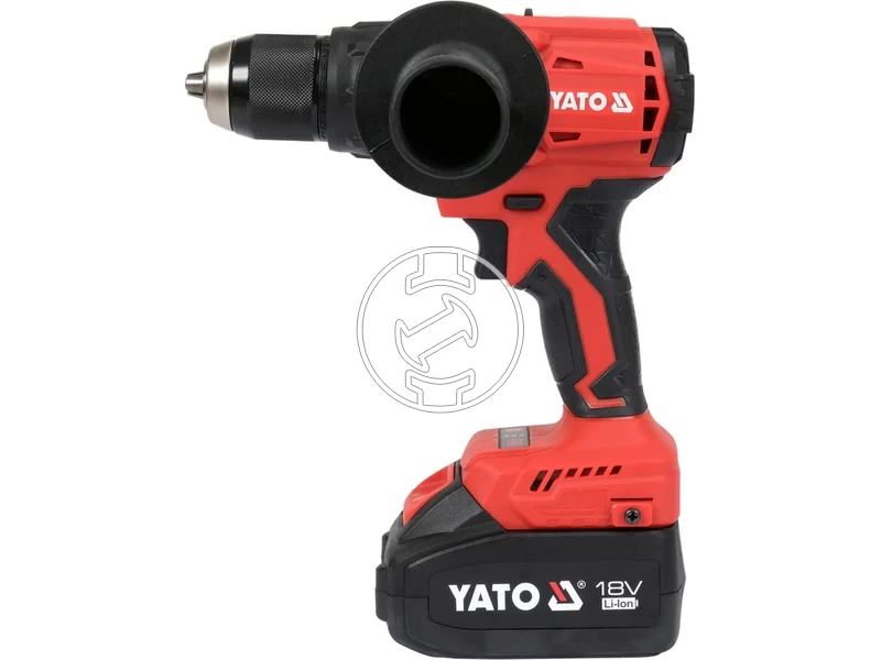Kép: Yato YT-8277915 masina de gaurit cu percutie pe acumulator 18 V 120 Nm 2 x 4 Ah acumulator incarcator.webp