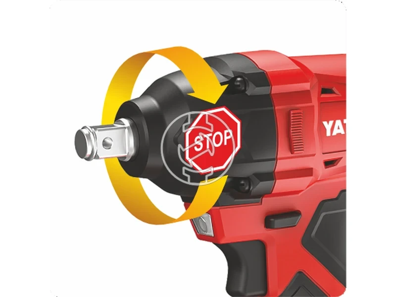 Kép: Yato YT-8277925 masina de insurubat cu impact pe acumulator 18 V 12 inch 350 Nm 2 x 4 Ah acumulator incarcator.webp