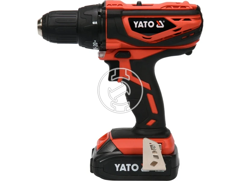 Kép: Yato YT-82780 masina de gaurit-insurubat cu mandrina 18 V 40 Nm 2 Ah acumulator incarcator.webp