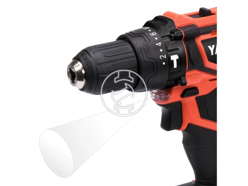 Kép: Yato YT-82780 masina de gaurit-insurubat cu mandrina 18 V 40 Nm 2 Ah acumulator incarcator.webp