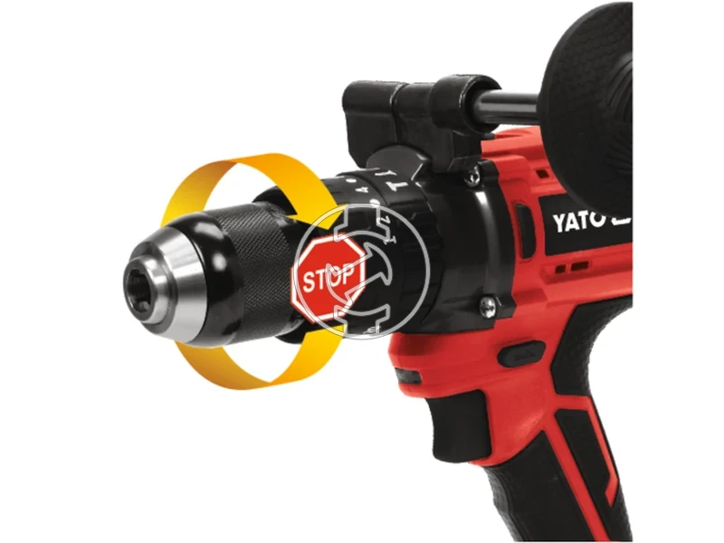 Kép: Yato YT-82790 masina de gaurit cu percutie pe acumulator 18 V 75 Nm 3 Ah acumulator incarcator.webp