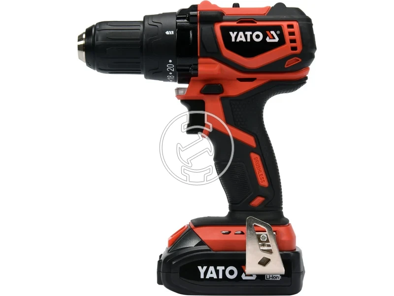 Kép: Yato YT-82794 masina de gaurit-insurubat cu mandrina 18 V 42 Nm 2 Ah acumulator incarcator.webp