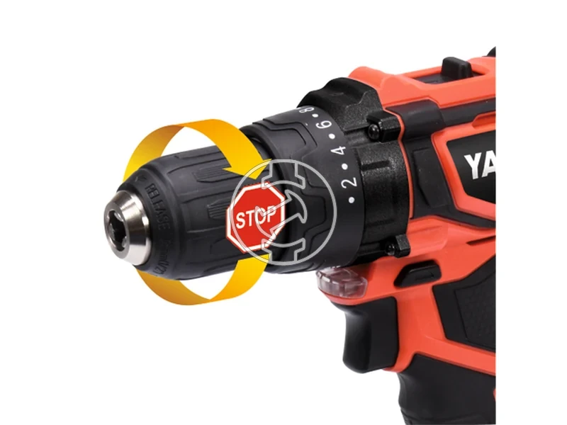 Kép: Yato YT-82794 masina de gaurit-insurubat cu mandrina 18 V 42 Nm 2 Ah acumulator incarcator.webp