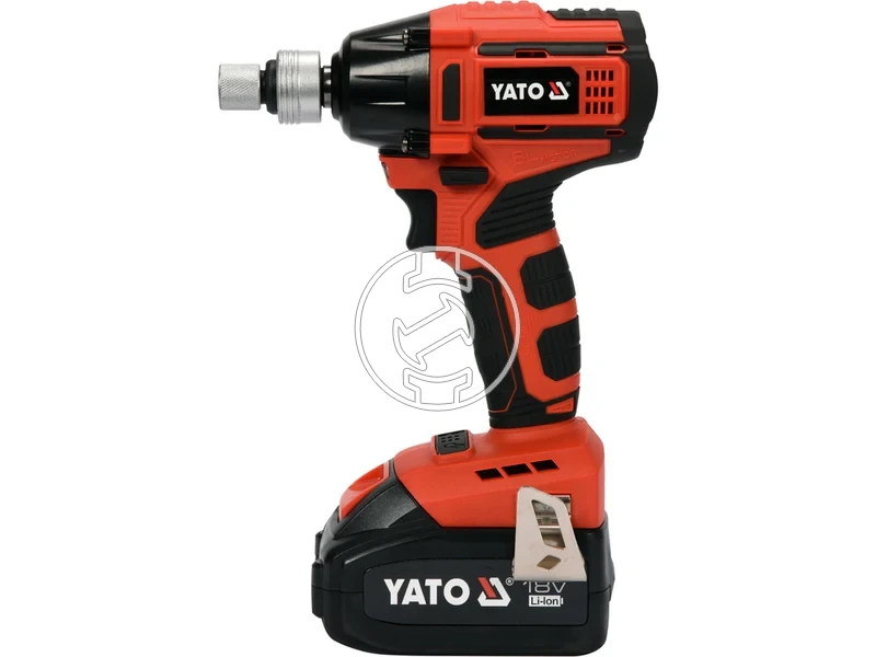 Kép: Yato YT-82802 masina de insurubat cu impact pe acumulator 18 V 12 inch 250 Nm 3 Ah acumulator incarcator.webp
