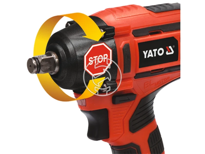 Kép: Yato YT-82802 masina de insurubat cu impact pe acumulator 18 V 12 inch 250 Nm 3 Ah acumulator incarcator.webp