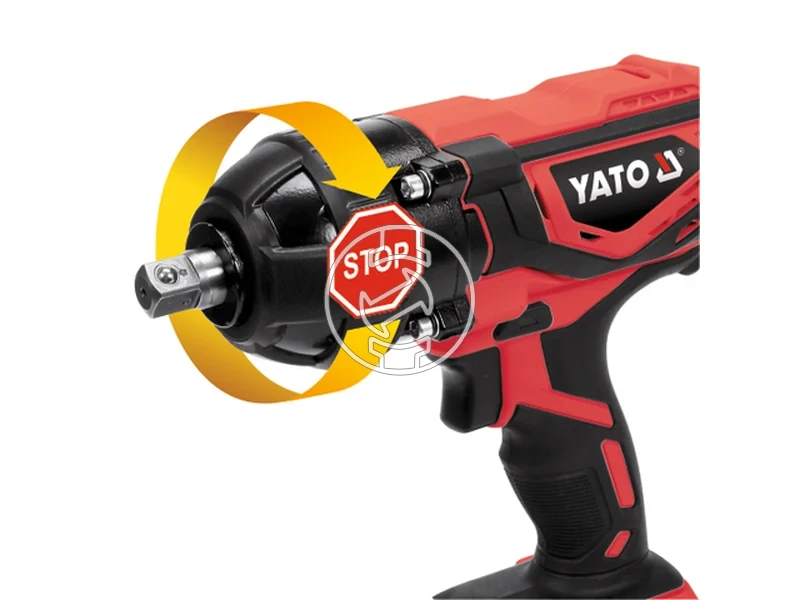 Kép: Yato YT-82805 masina de insurubat cu impact pe acumulator 18 V 12 inch 300 Nm fara acumulator si incarcator.webp