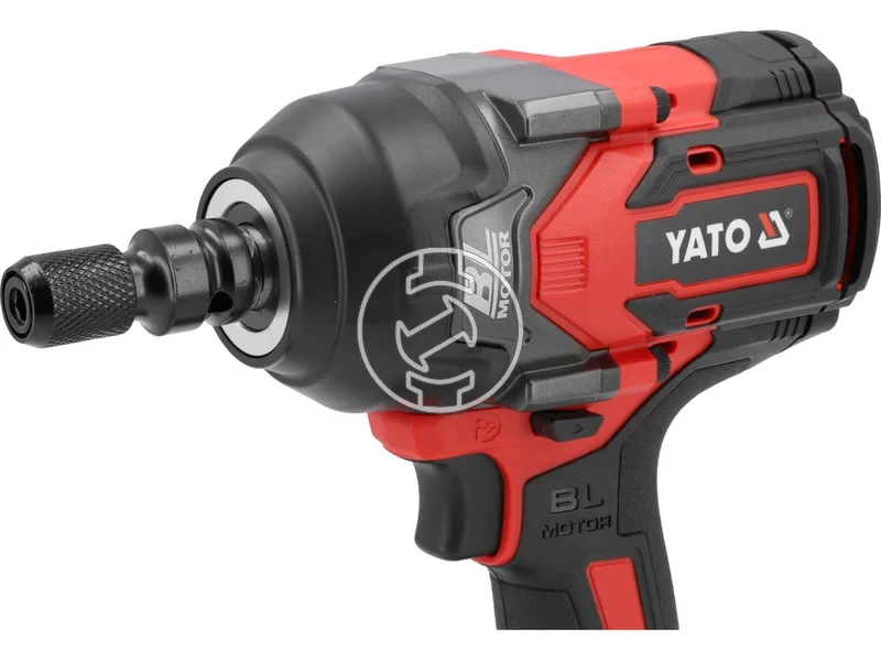 Kép: Yato YT-828071 masina de insurubat cu impact pe acumulator 18 V 12 inch 1200 Nm 4 Ah acumulator incarcator.webp