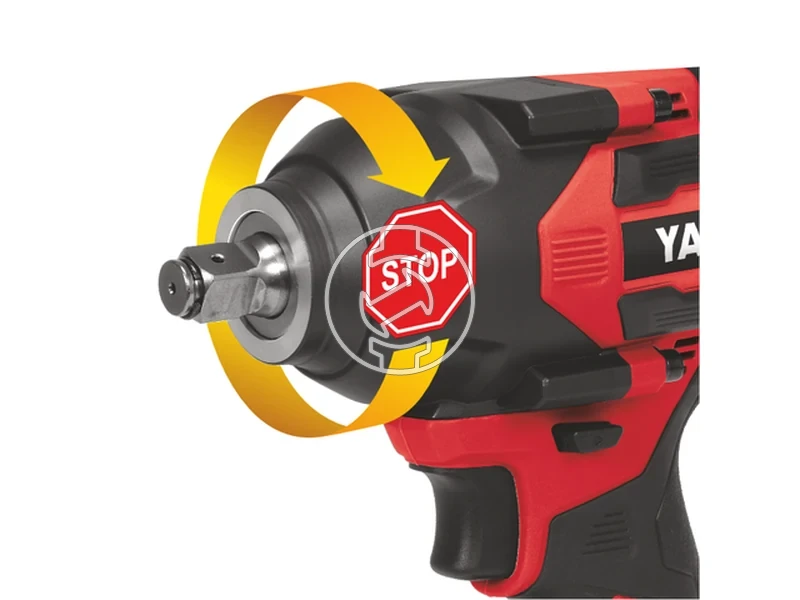 Kép: Yato YT-828072 masina de insurubat cu impact pe acumulator 18 V 12 inch 1200 Nm fara acumulator si incarcator.webp