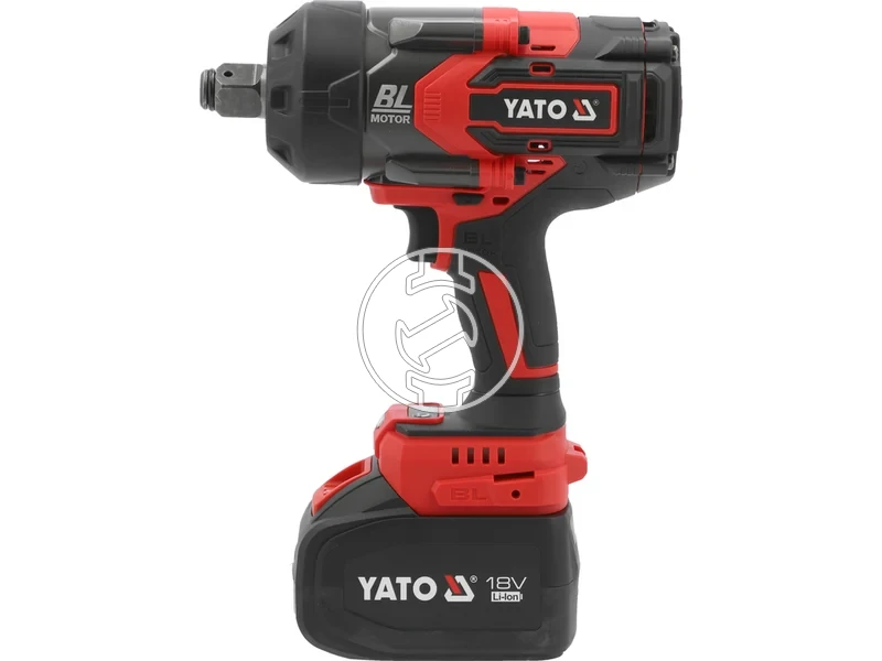 Kép: Yato YT-828073 masina de insurubat cu impact pe acumulator 18 V 34 inch 2400 Nm 6 Ah acumulator incarcator.webp