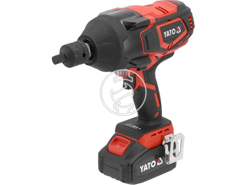 Kép: Yato YT-828075 masina de insurubat cu impact pe acumulator 18 V 34 inch 2000 Nm 4 Ah acumulator incarcator.webp