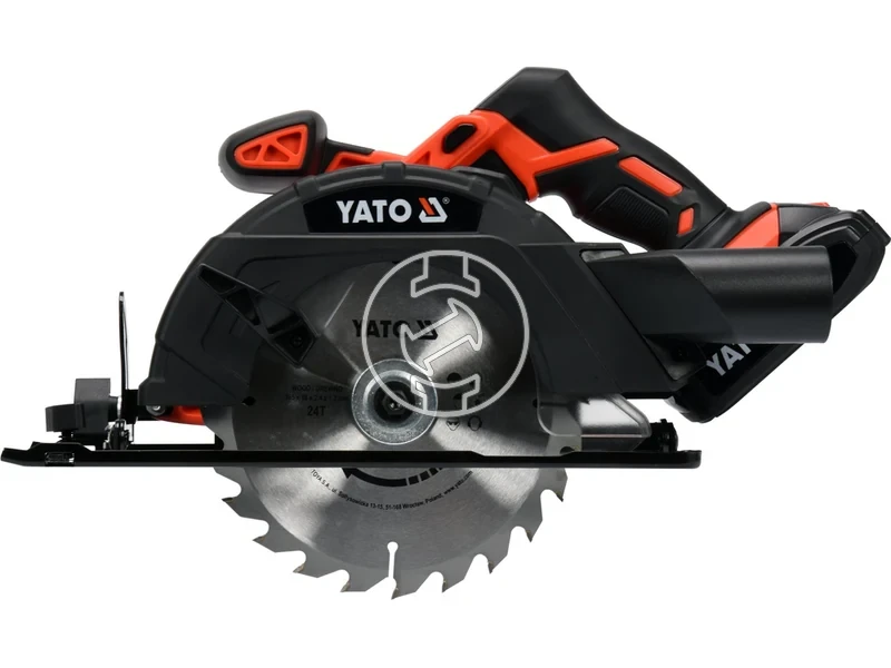 Kép: Yato YT-82810 fierastrau circular cu acumulatori 18 V 165 mm 2 Ah acumulator incarcator.webp