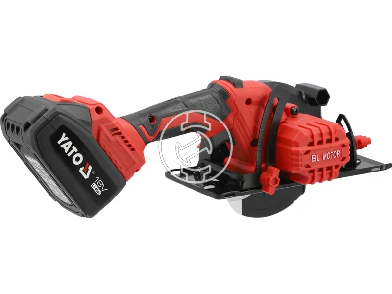 Kép: Yato YT-8281185 fierastrau circular cu acumulatori 18 V 140 mm 2 x 4 Ah acumulator incarcator.webp