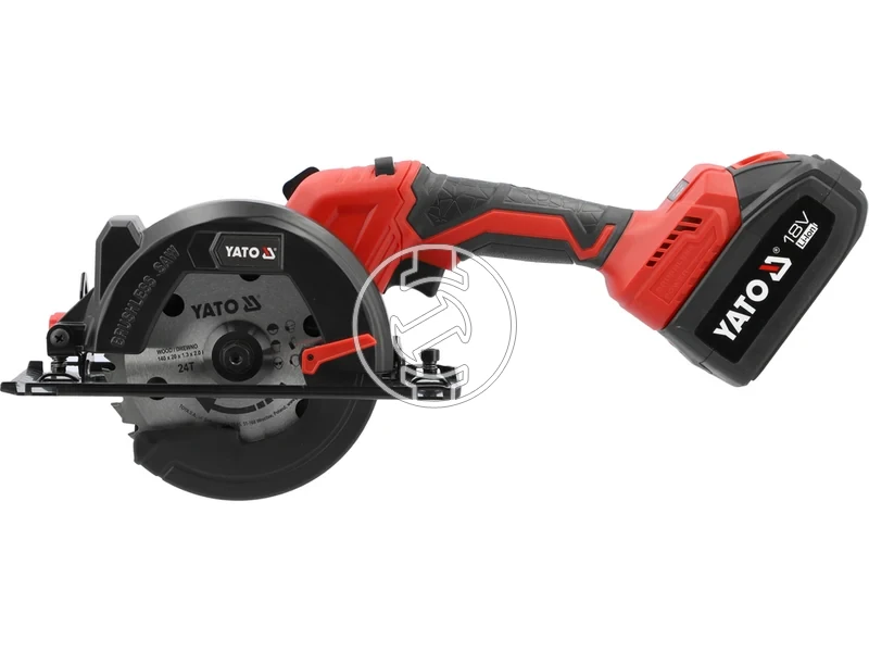Kép: Yato YT-8281185 fierastrau circular cu acumulatori 18 V 140 mm 2 x 4 Ah acumulator incarcator.webp