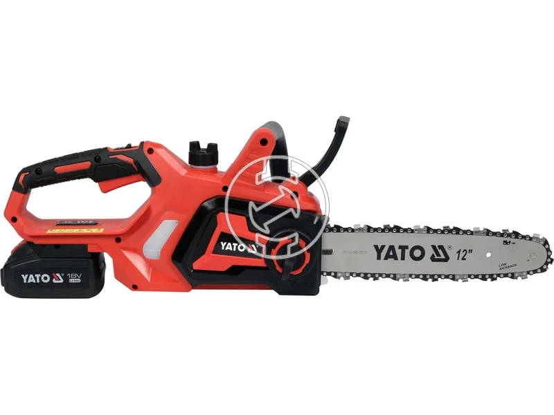 Kép: Yato YT-828137 drujba cu acumulator 18 V 300 mm 4 Ah acumulator incarcator.webp