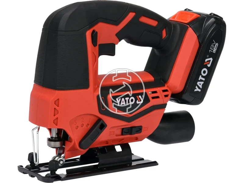 Kép: Yato YT-82822 fierastrau pendular cu acumulator 18 V 2 Ah acumulator incarcator.webp