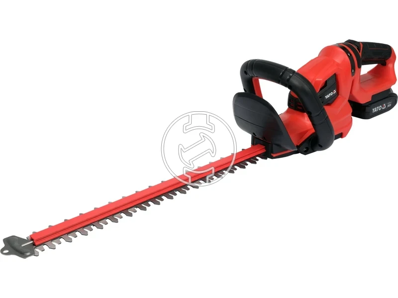 Kép: Yato YT-828331 masina de tuns gard viu cu acumulator 18 V 45 cm 2 Ah acumulator incarcator.webp