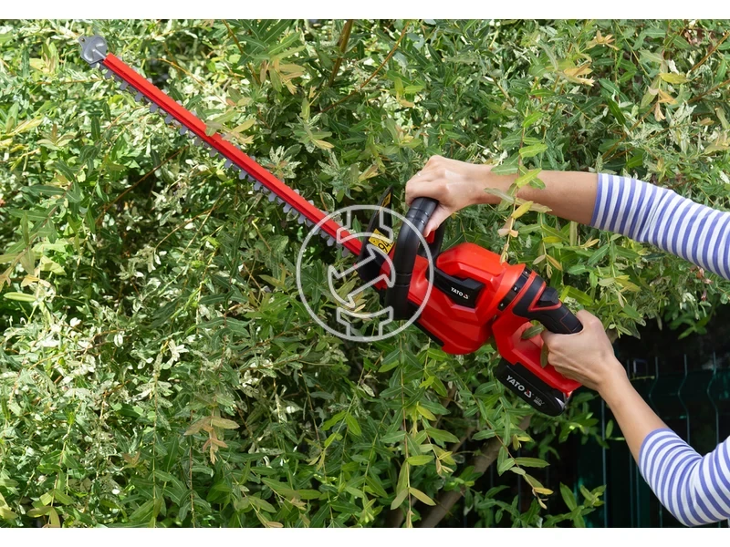 Kép: Yato YT-828332 masina de tuns gard viu cu acumulator 18 V 45 cm fara acumulator si incarcator.webp