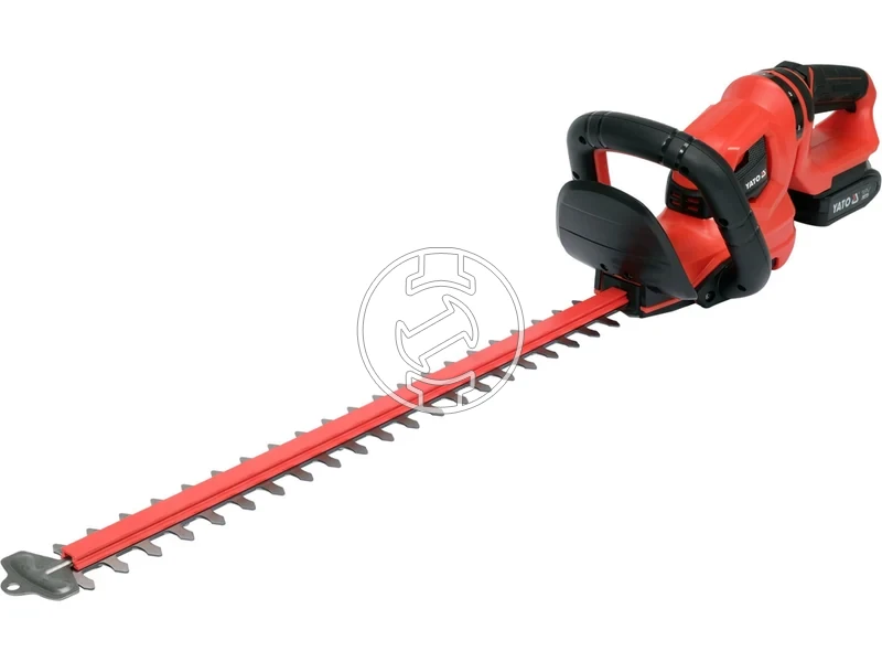 Kép: Yato YT-828333 masina de tuns gard viu cu acumulator 18 V 55 cm 2 Ah acumulator incarcator.webp