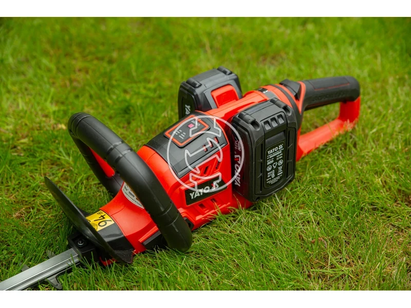 Kép: Yato YT-828353 masina de tuns gard viu cu acumulator 2 x 18 V 55 cm fara acumultor si incarcator.webp