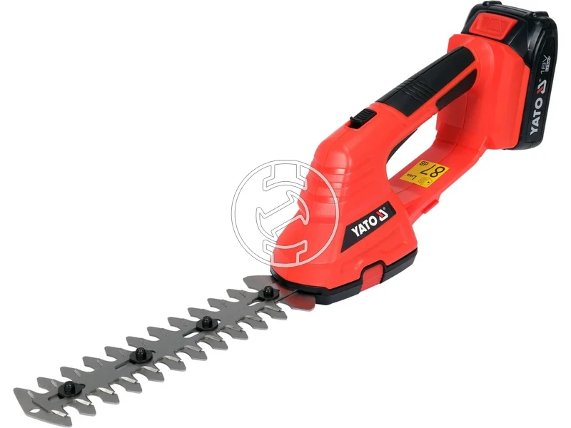Kép: Yato YT-828355 foarfeca pentru tuns iarba cu acumulator 18 V 2 Ah acumulator incarcator.webp