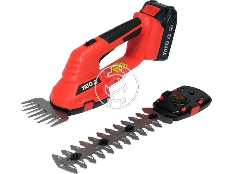 Kép: Yato YT-828355 foarfeca pentru tuns iarba cu acumulator 18 V 2 Ah acumulator incarcator.webp