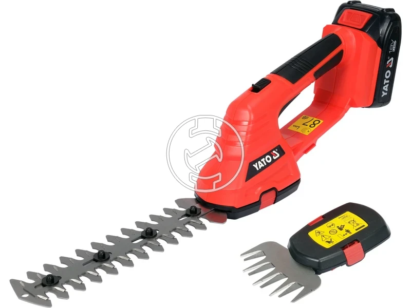 Kép: Yato YT-828355 foarfeca pentru tuns iarba cu acumulator 18 V 2 Ah acumulator incarcator.webp