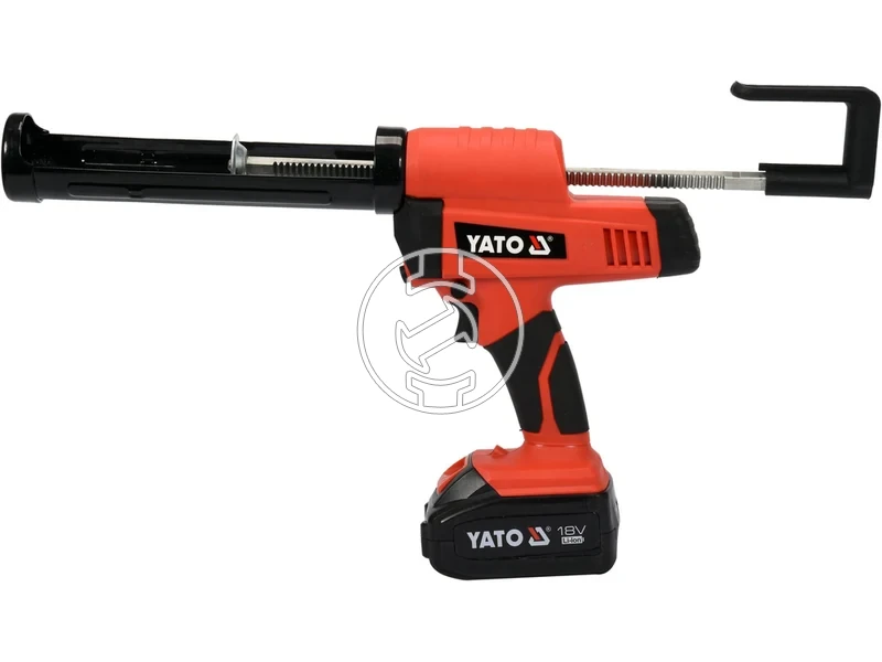 Kép: Yato YT-82888 pistol pentru silicon cu acumulator 18 V 300 ml 4 Ah acumulator incarcator.webp