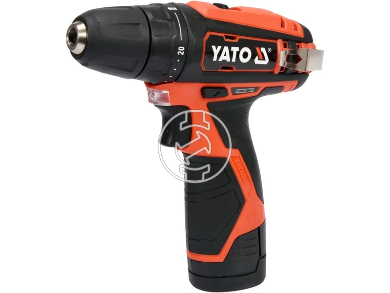 Kép: Yato YT-82901 masina de gaurit-insurubat cu mandrina 12 V 30 Nm 2 Ah acumulator incarcator valiza.webp