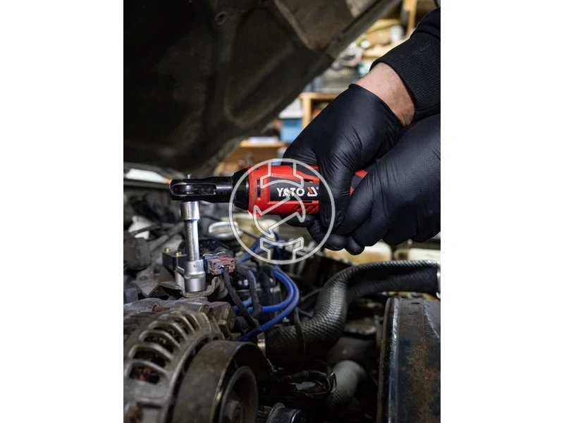 Kép: Yato YT-82902 cheie clichet cu acumulator 12 V 38 inch 45 Nm 2 Ah acumulator incarcator.webp