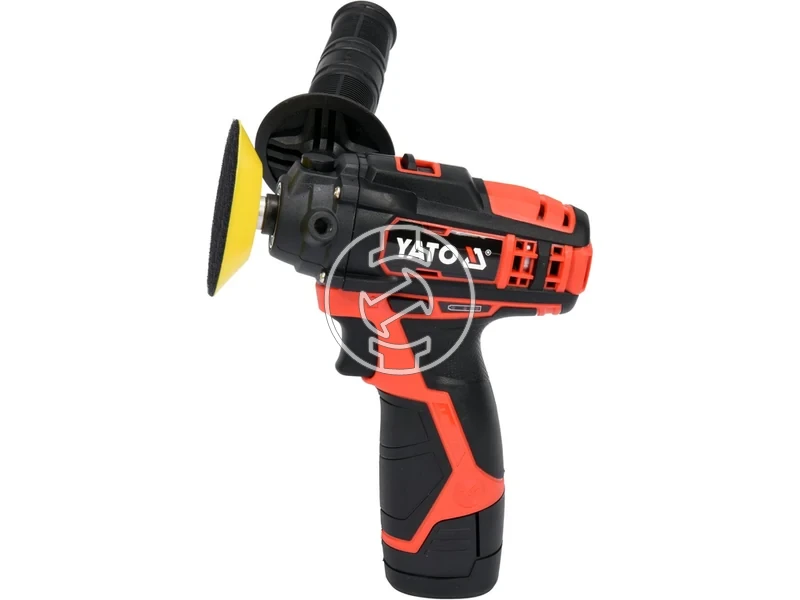 Kép: Yato YT-82903 masina de lustruit cu acumulator 12 V 80 mm 2 Ah acumulator incarcator.webp