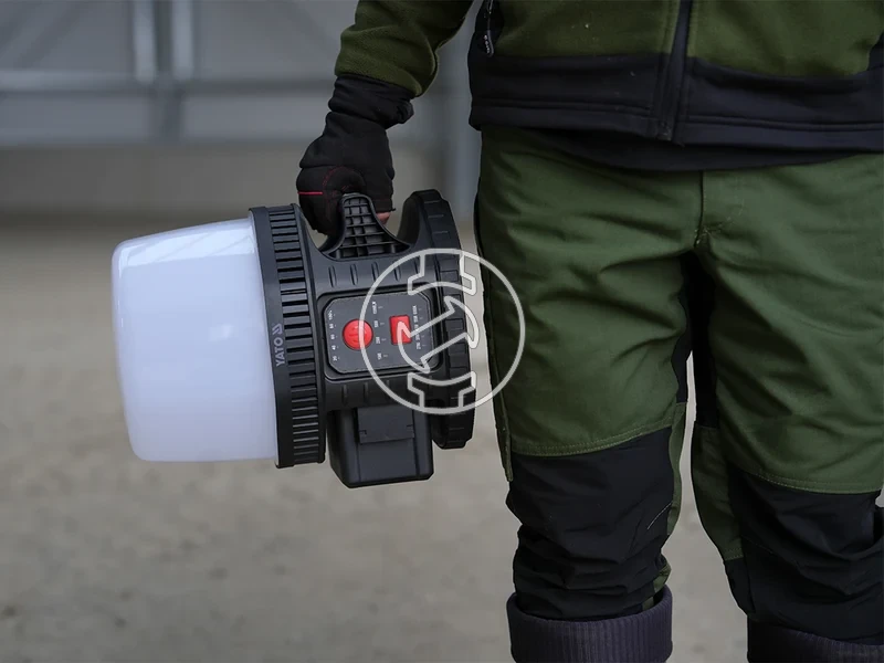 Kép: Yato YT-829670 proiector LED portabil cu acumulator 18 V 10000 lm fara acumulator si incarcator.webp
