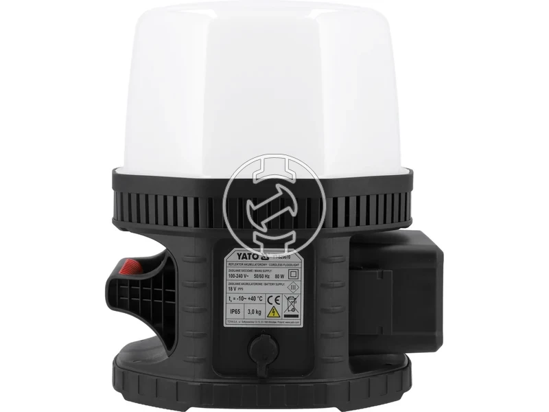 Kép: Yato YT-829670 proiector LED portabil cu acumulator 18 V 10000 lm fara acumulator si incarcator.webp