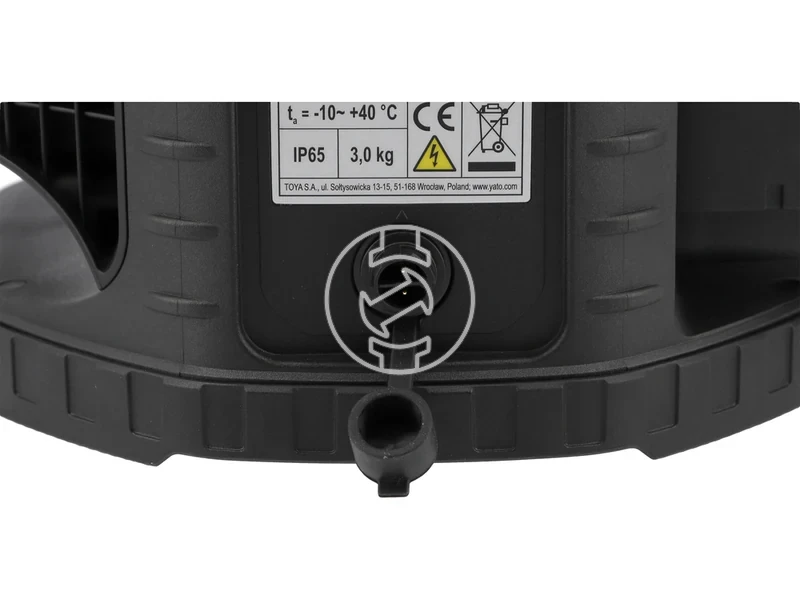 Kép: Yato YT-829670 proiector LED portabil cu acumulator 18 V 10000 lm fara acumulator si incarcator.webp