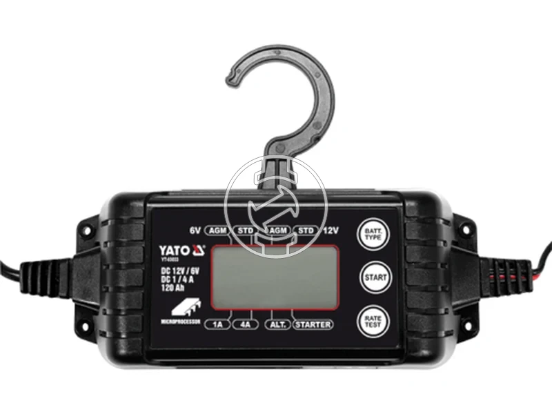 Kép: Yato YT-83033 incarcator pentru baterie auto 6 V1 A 12 V4 A.webp